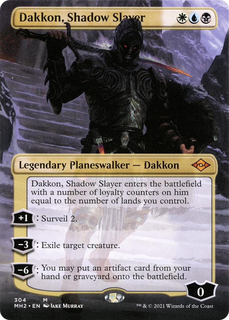 Dakkon, Shadow Slayer (Borderless) [MH2 - 304]