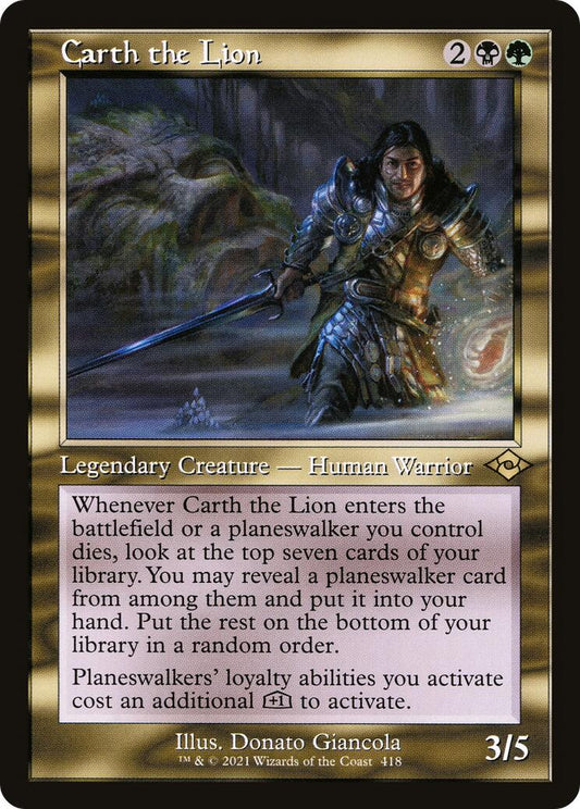 Carth the Lion (Retro Frame) [MH2 - 418]