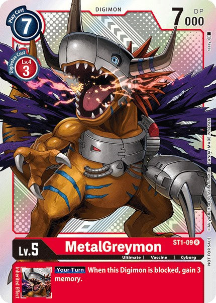 MetalGreymon - ST1-09 (Official Tournament Pack Vol.2) [ST-1 - ST1-09 R]