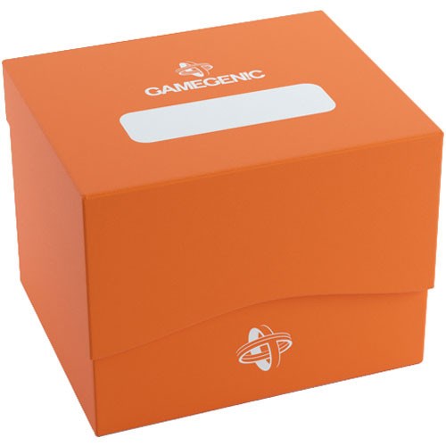 GameGenic Side Holder Deck Box XL - Orange (Holds 100+)