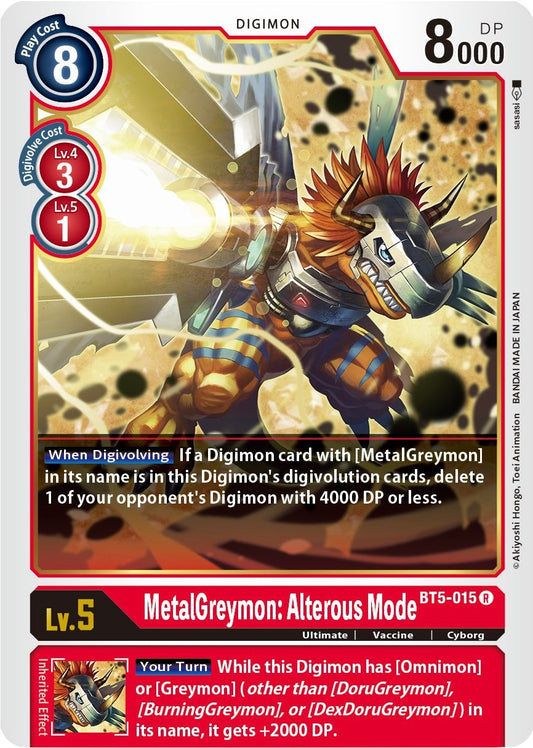 MetalGreymon: Alterous Mode [BT05 - BT5-015 R]