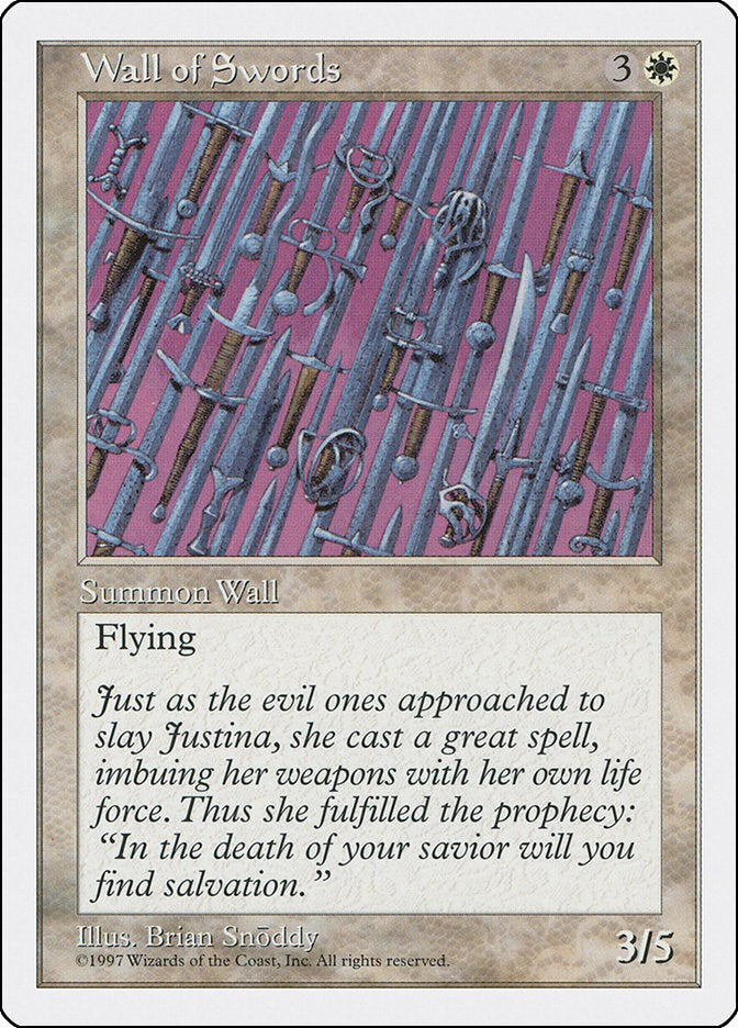 Wall of Swords [5ED - N/A]