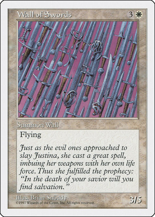 Wall of Swords [5ED - N/A]