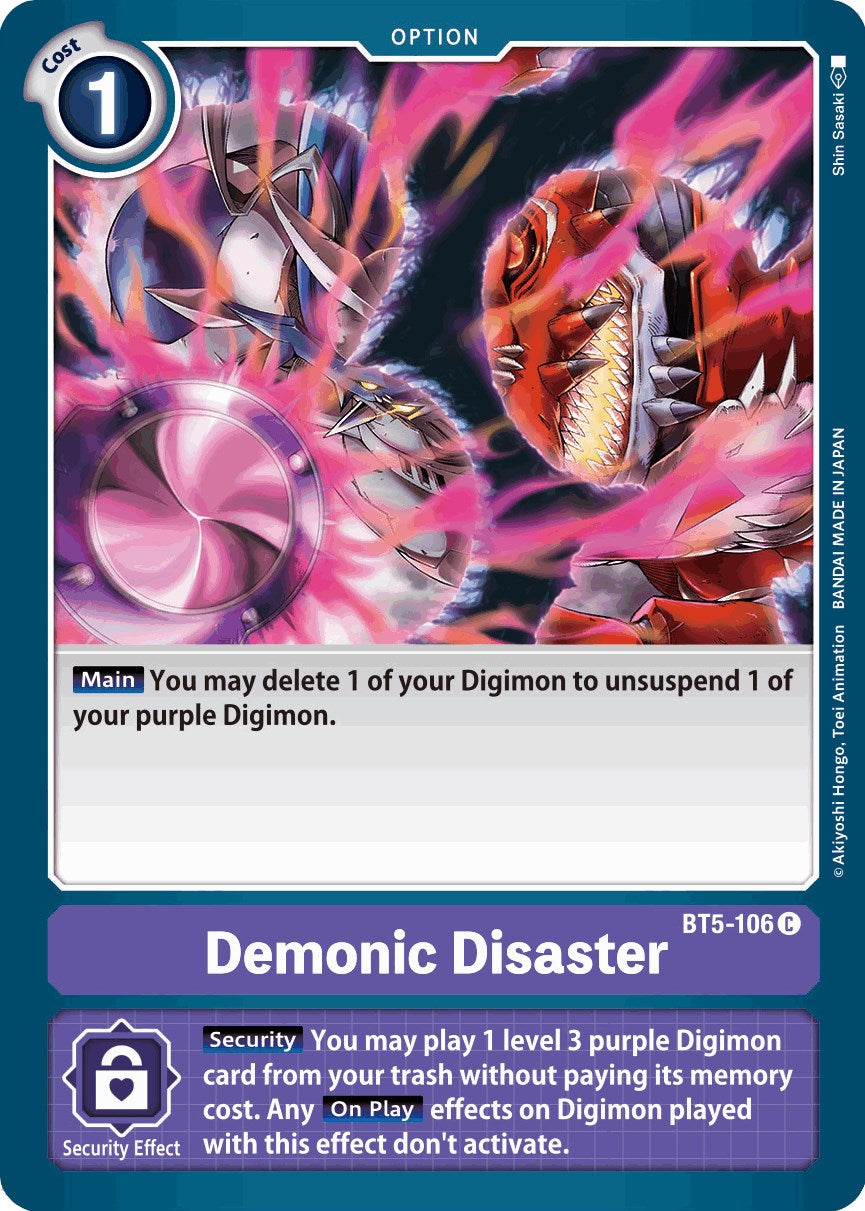 Demonic Disaster [BT05 - BT5-106 C]