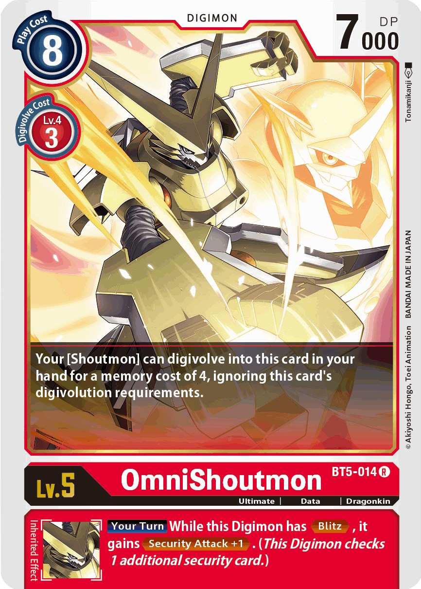 OmniShoutmon [BT05 - BT5-014 R]