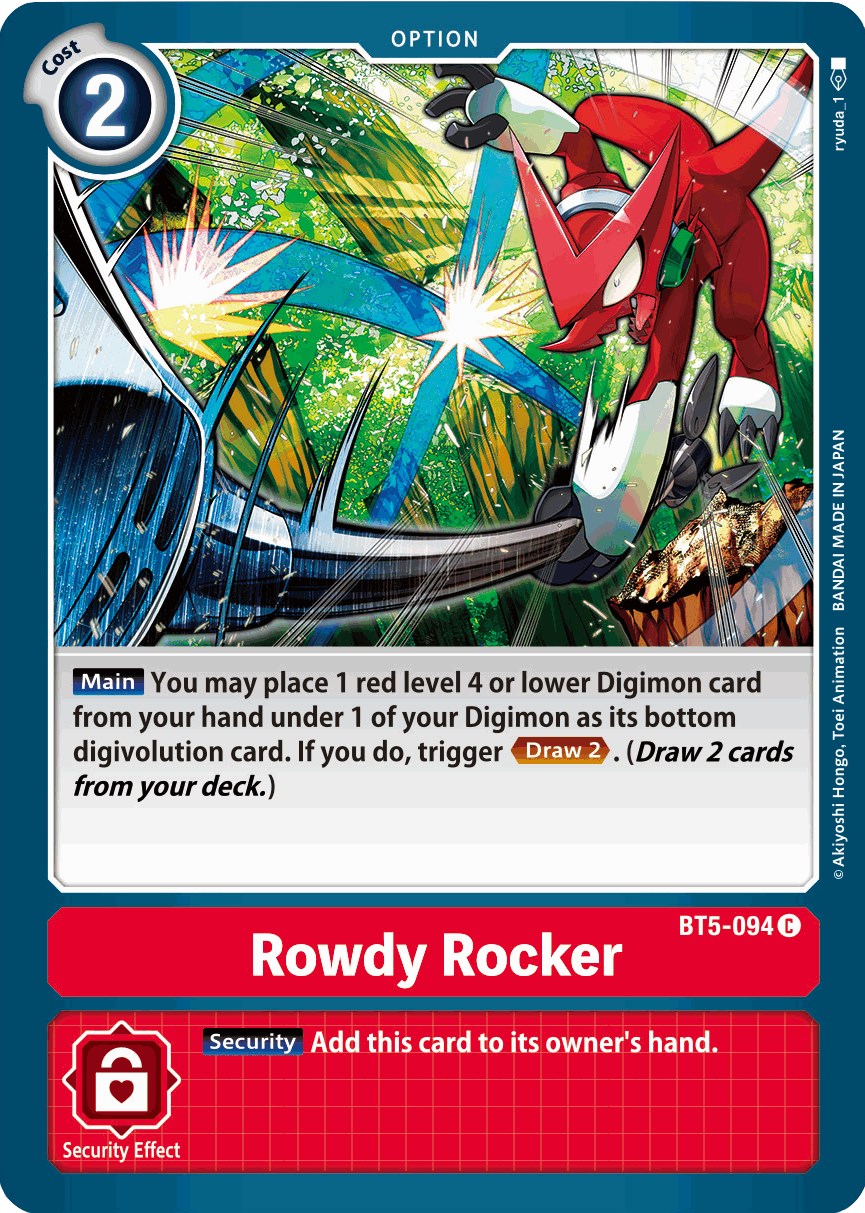 Rowdy Rocker [BT05 - BT5-094 C]
