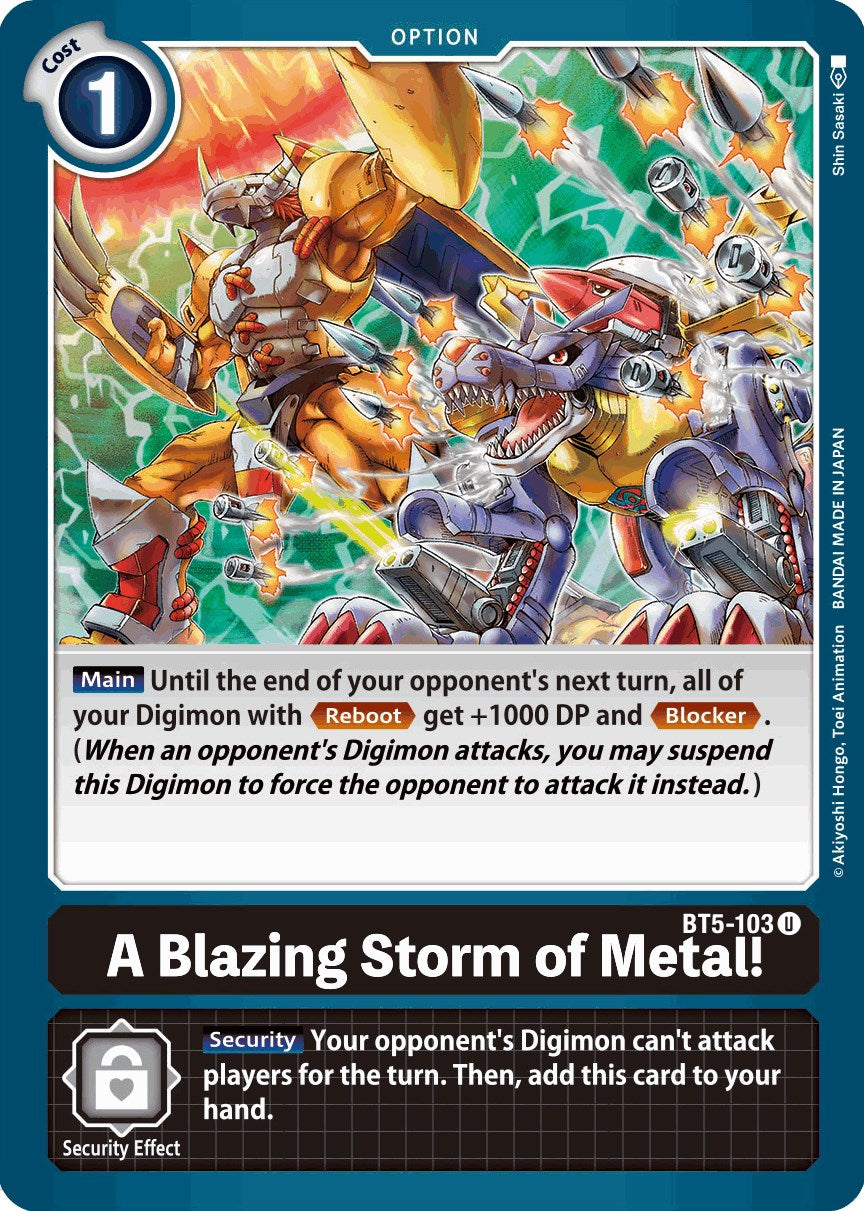 A Blazing Storm of Metal! [BT05 - BT5-103 U]
