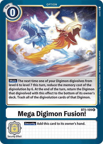 Mega Digimon Fusion! [BT05 - BT5-109 R]