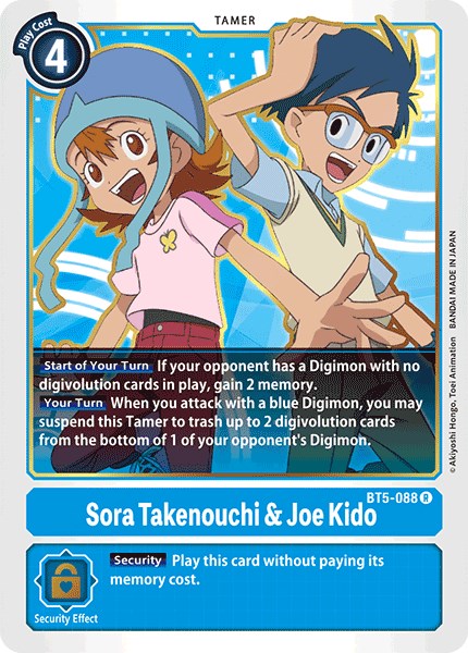Sora Takenouchi & Joe Kido [BT05 - BT5-088 R]