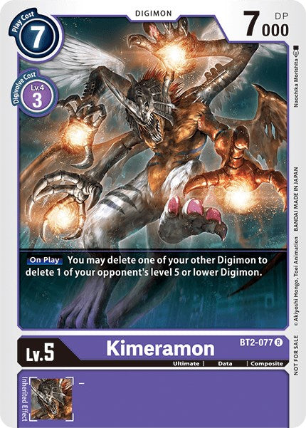 Kimeramon - BT2-077 (Battle of Omni Pre-Release) [BT01-03A - BT2-077 R]