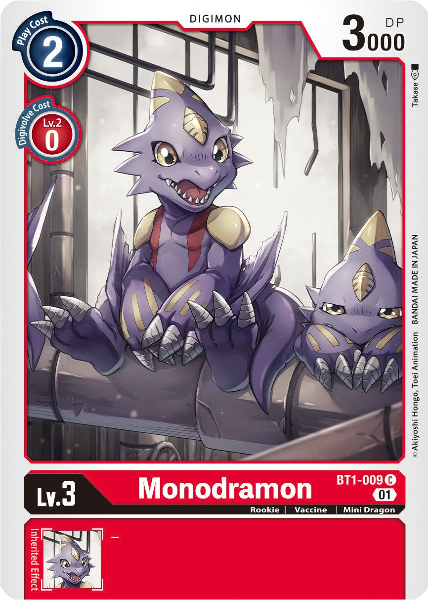 Monodramon - BT1-009 (Alternate Art) [ST-7 - BT1-009 C]