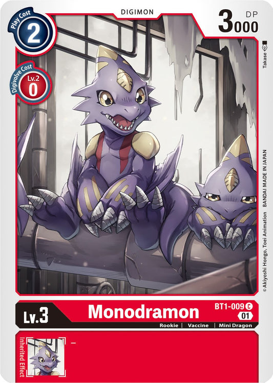 Monodramon - BT1-009 (Alternate Art) [ST-7 - BT1-009 C]