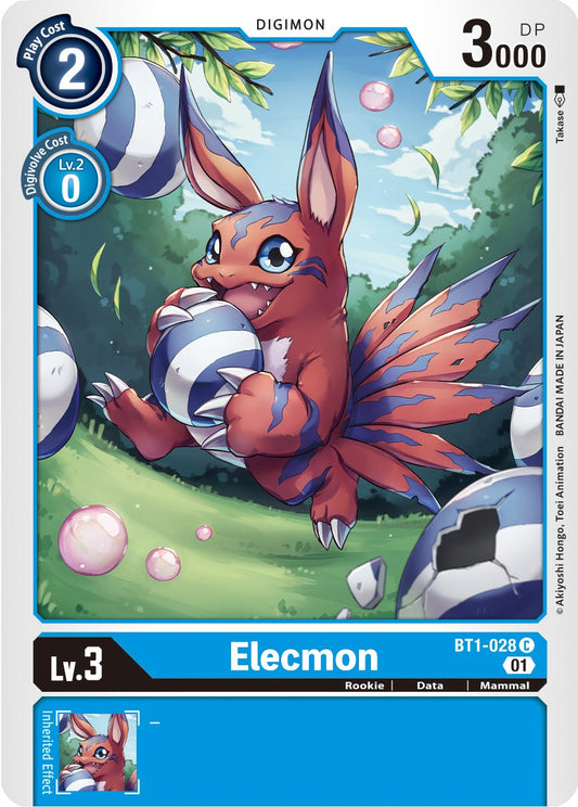Elecmon - BT1-028 (Alternate Art) [ST-8 - BT1-028 C]