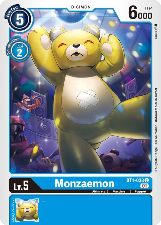 Monzaemon - BT1-038 (Alternate Art) [ST-8 - BT1-038 C]