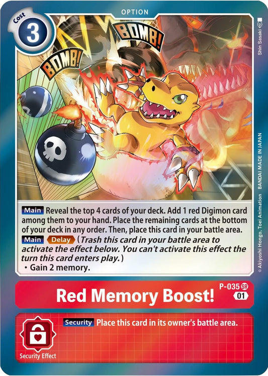 Red Memory Boost! [D-PR - P-035 SR]