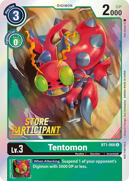 Tentomon - BT1-066 (Store Participant) [BT01-03A - BT1-066 U]