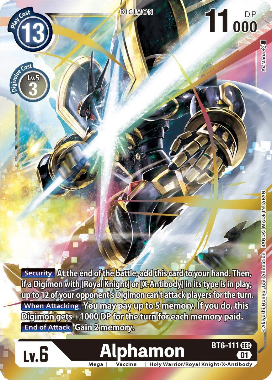Alphamon [BT06 - BT6-111 SEC]