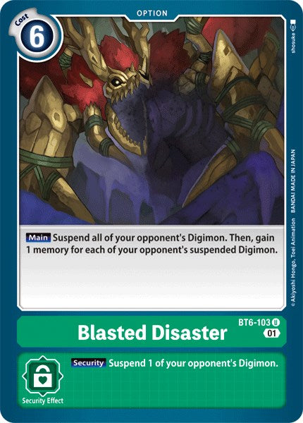 Blasted Disaster [BT06 - BT6-103 U]