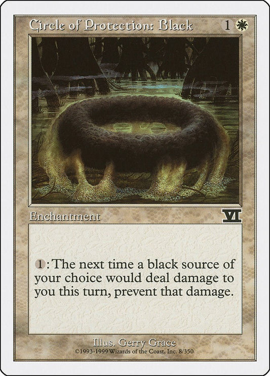 Circle of Protection: Black [6ED - 8]