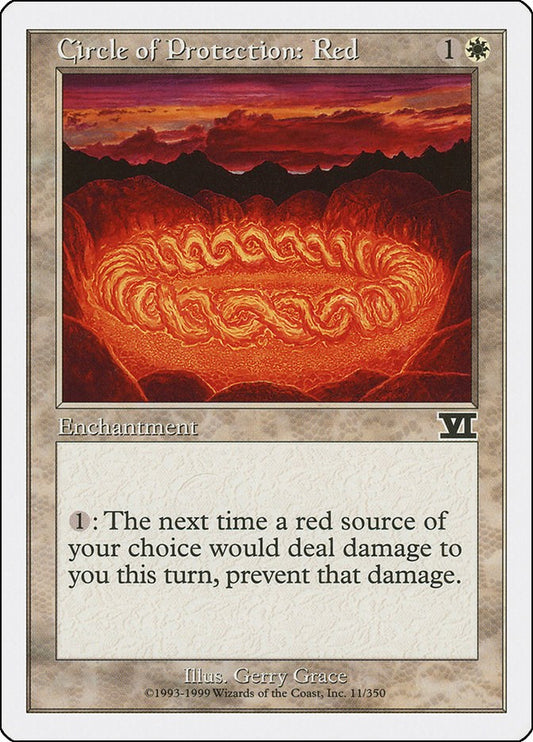 Circle of Protection: Red [6ED - 11]