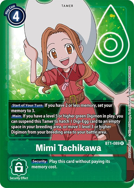Mimi Tachikawa - BT1-089 (Official Tournament Pack Vol.3) [BT01-03A - BT1-089 R]