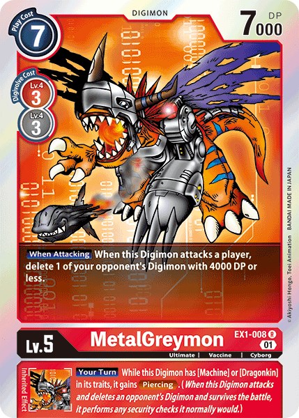 MetalGreymon [EX01 - EX1-008 R]