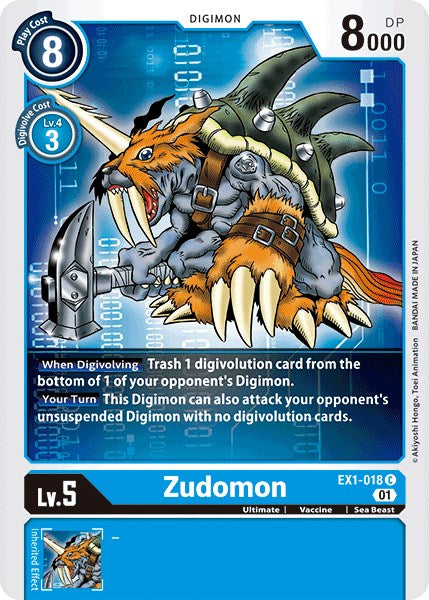 Zudomon [EX01 - EX1-018 C]