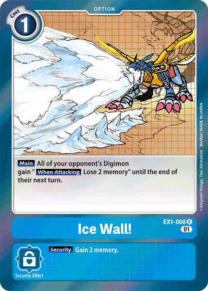 Ice Wall! [EX01 - EX1-068 R]