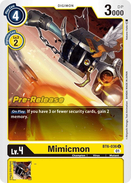 Mimicmon [BT06_PR - BT6-036 U]