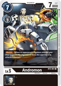 Andromon (Double Diamond Pre-Release) [BT01-03A - BT2-061 C]