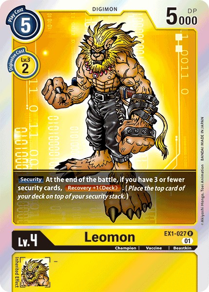 Leomon [EX01 - EX1-027 R]