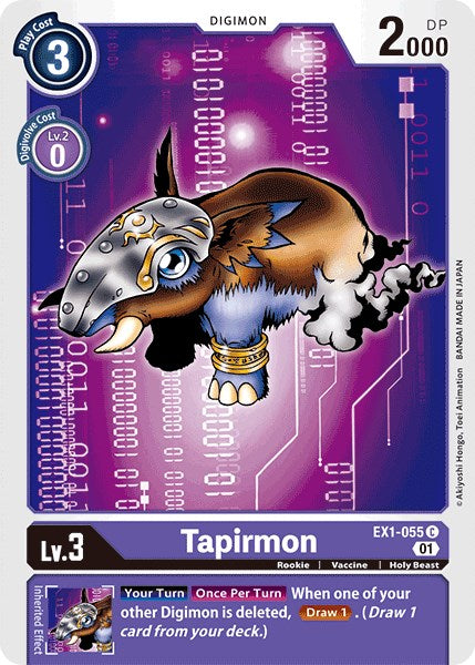 Tapirmon [EX01 - EX1-055 C]