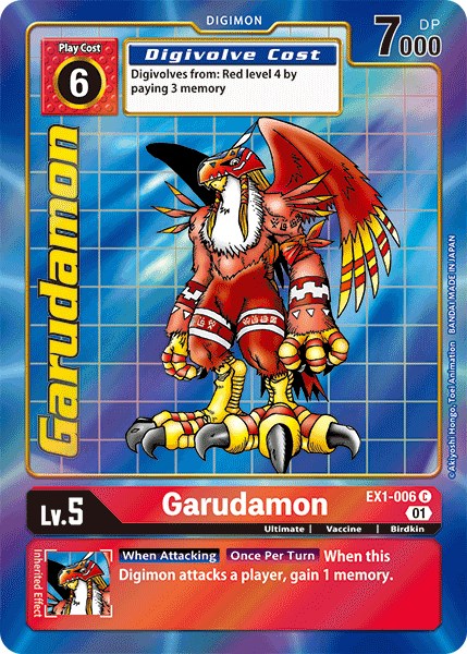Garudamon (Alternate Art) [EX01 - EX1-006 C]