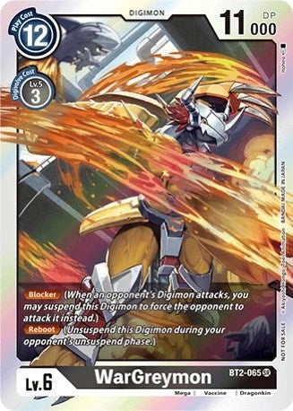 WarGreymon - BT2-065 (Classic Collection) [BT01-03A - BT2-065 SR]