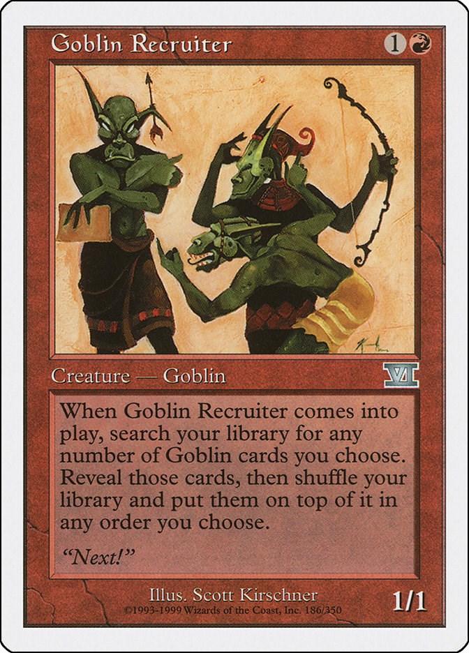 Goblin Recruiter [6ED - 186]