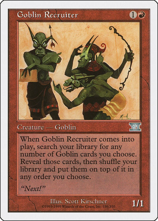 Goblin Recruiter [6ED - 186]