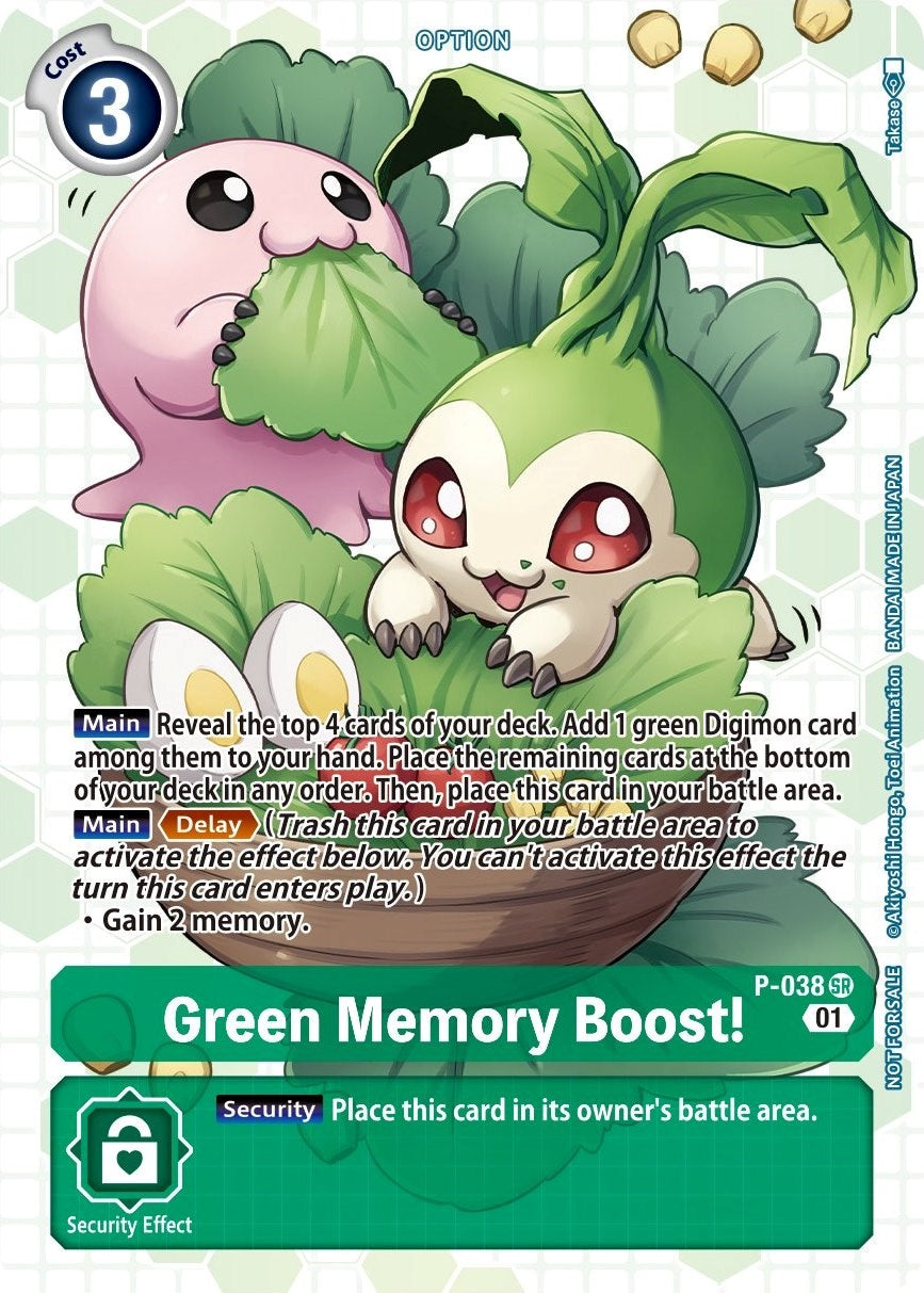 Green Memory Boost! - P-038 (Next Adventure Box Promotion Pack) [D-PR - P-038 SR]