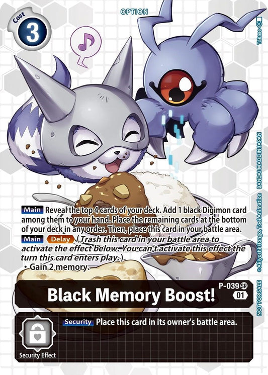 Black Memory Boost! - P-039 (Next Adventure Box Promotion Pack)