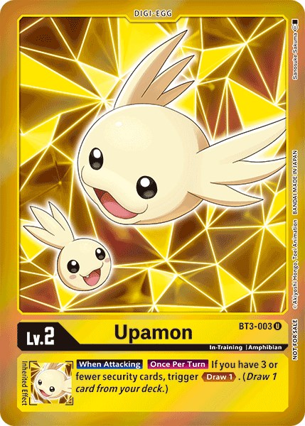 Upamon - BT3-003 (Event Pack 2) [BT01-03A - BT3-003 R]