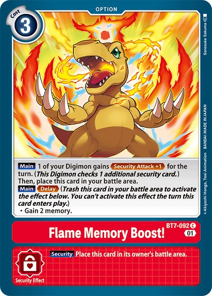 Flame Memory Boost! [BT07 - BT7-092 C]