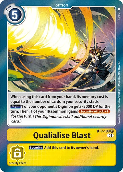 Qualialise Blast [BT07 - BT7-100 R]