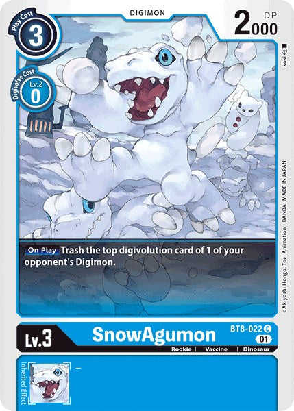 SnowAgumon [BT08 - BT8-022 C]
