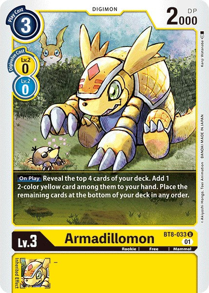 Armadillomon [BT08 - BT8-033 U]