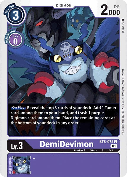 DemiDevimon [BT08 - BT8-072 U]