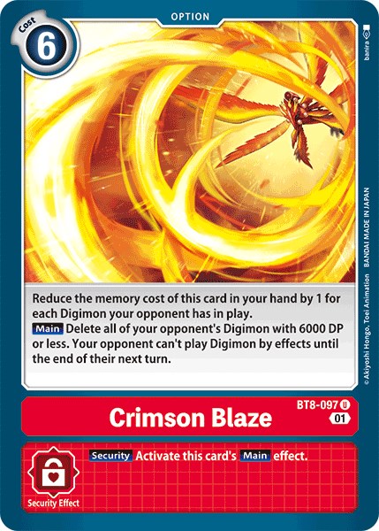 Crimson Blaze [BT08 - BT8-097 U]