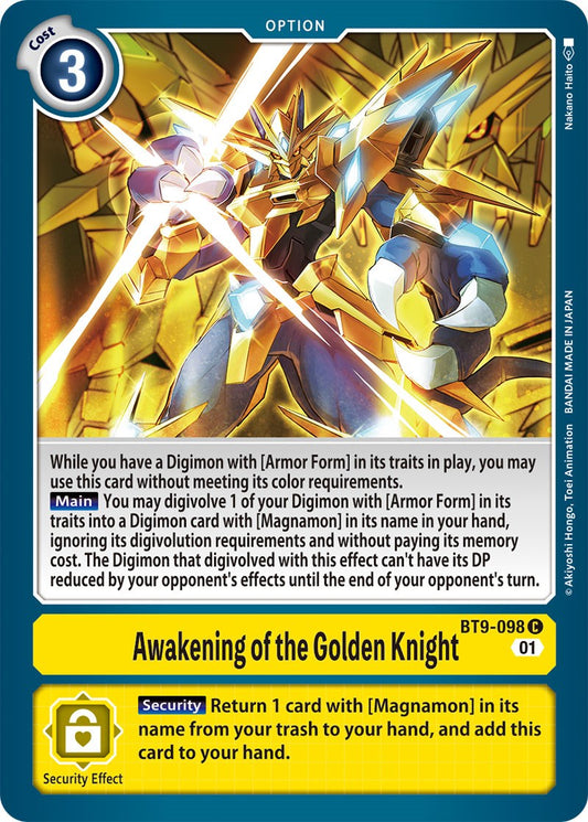 Awakening of the Golden Knight [BT09 - BT9-098 C]