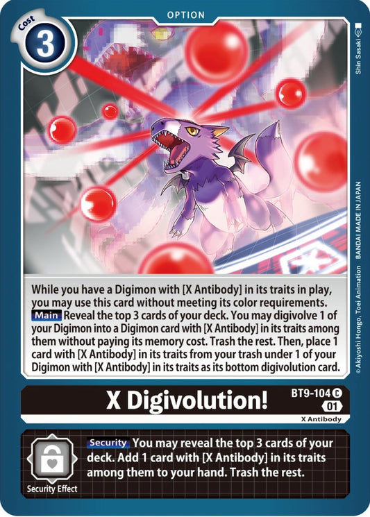 X Digivolution! [BT09 - BT9-104 C]