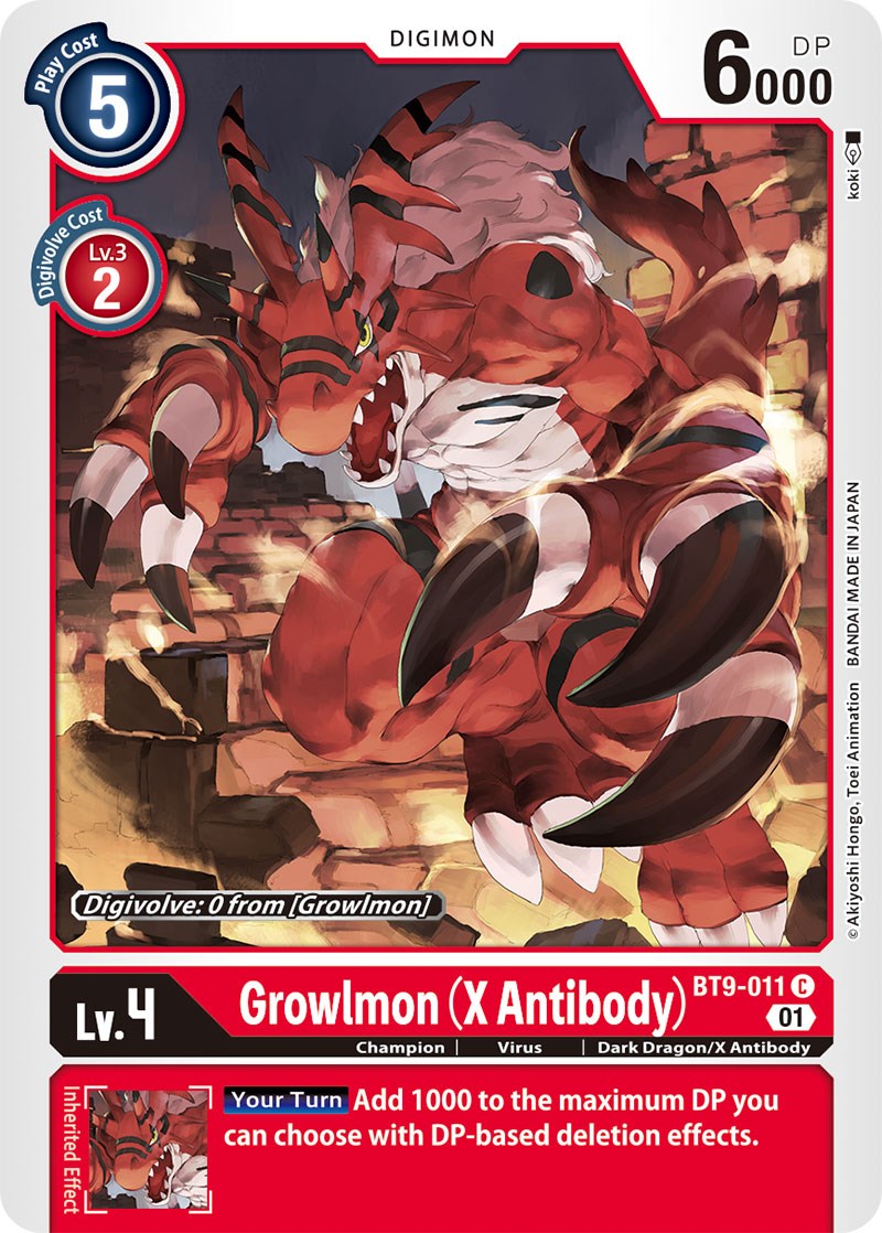 Growlmon (X Antibody) [BT09 - BT9-011 C]