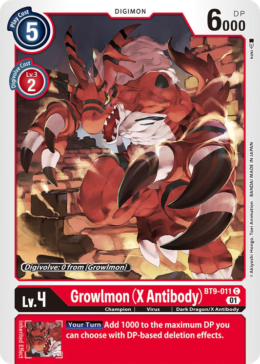 Growlmon (X Antibody) [BT09 - BT9-011 C]