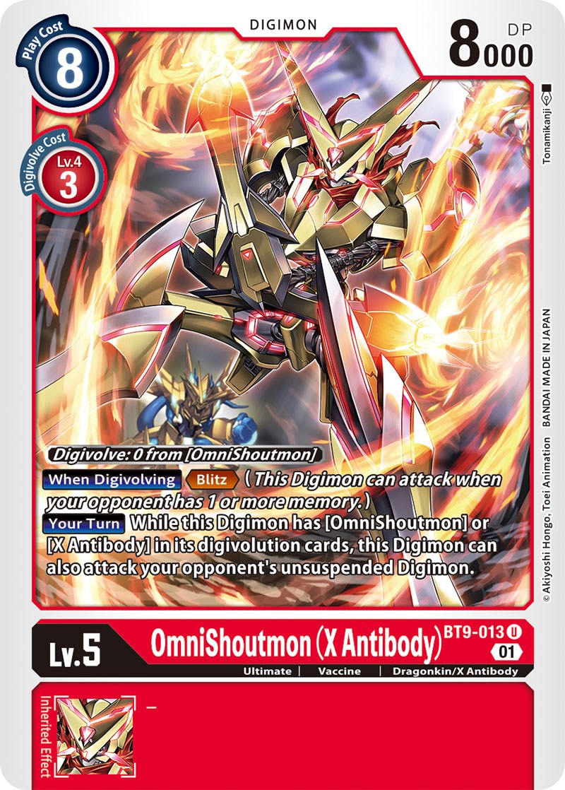 OmniShoutmon (X Antibody) [BT09 - BT9-013 U]